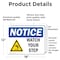 Signmission 12 in Height, 18 in Width, Vinyl Decal, Rectangle OS-2PACK-NS-D-1218-L-18965 - alternate 3